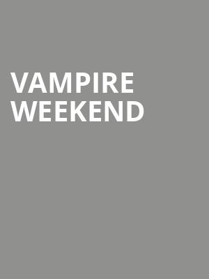 Vampire Weekend, Arizona Financial Theatre, Phoenix