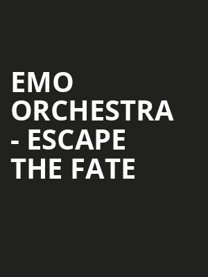 Emo Orchestra Escape the Fate, Celebrity Theatre, Phoenix