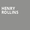 Henry Rollins, The Crescent Ballroom, Phoenix